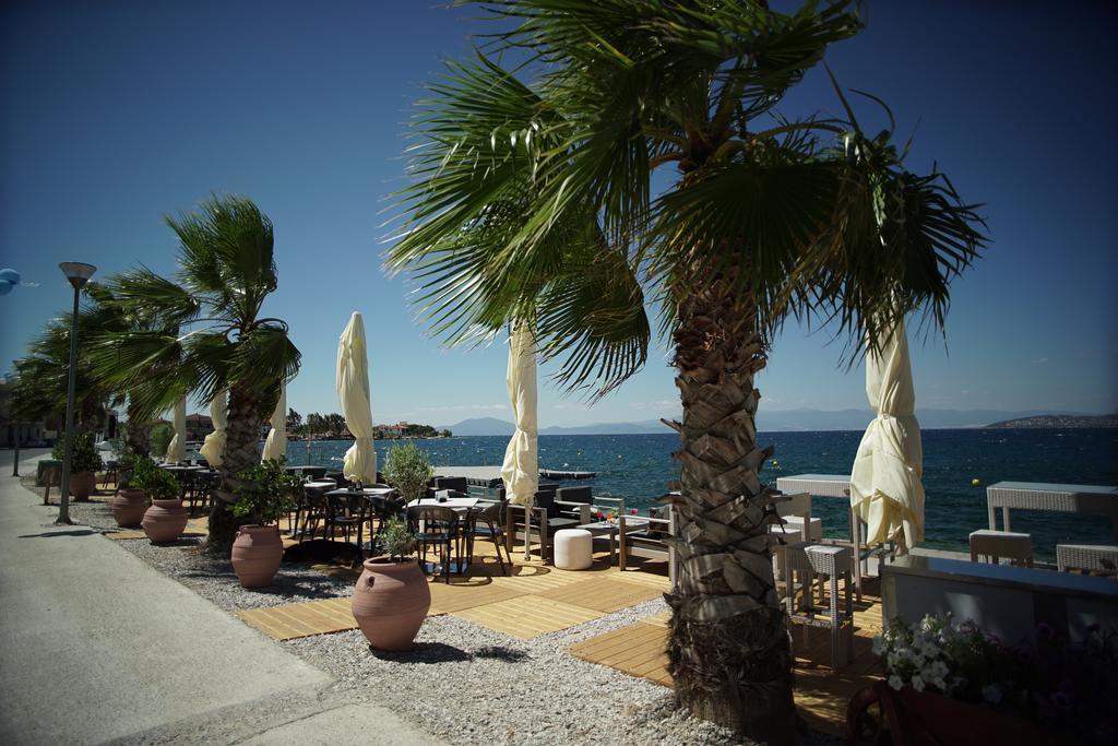 Valis Resort Hotel Volos Luaran gambar Palm trees in the port of Argostoli